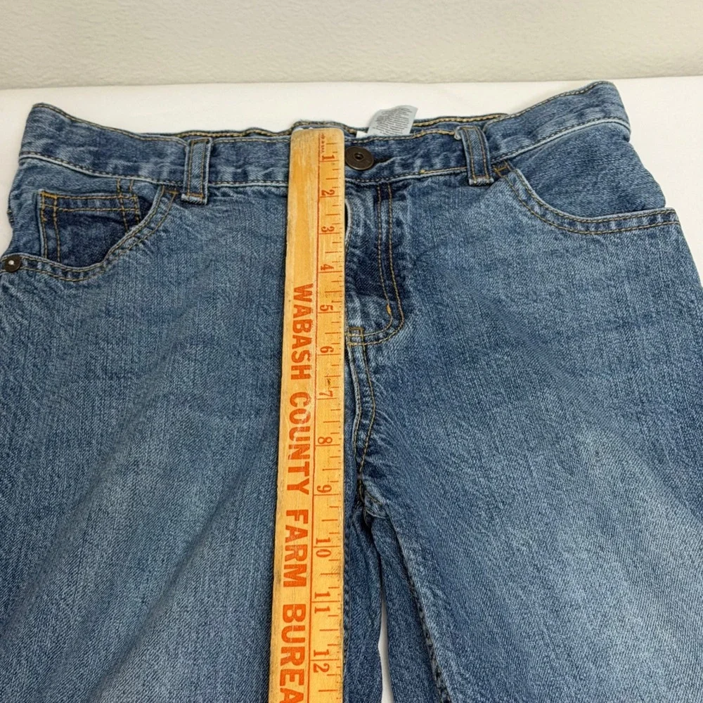 OshKosh Bgosh Kids Blue Jeans Classic Straight Leg Medium Wash Size 7H Husky